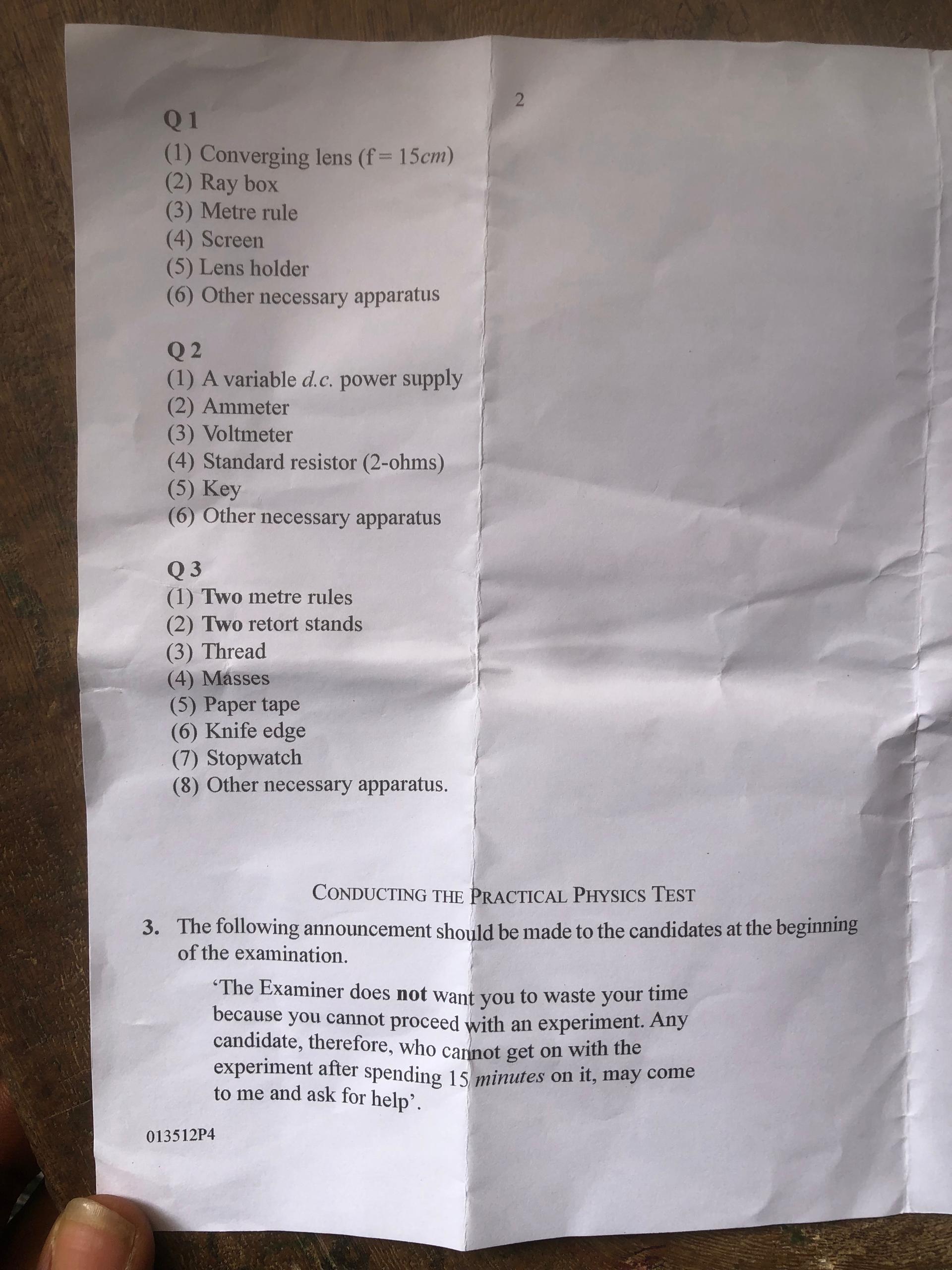 WAEC 2024 PRACTICAL SPECIMENS Expotab